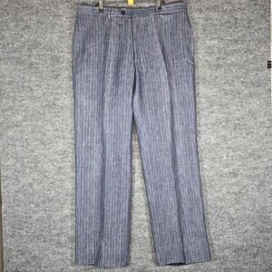 Hermès 100% Linen Pants Men's 38 IT 50 Made in Italy Luxury Designer Trousers